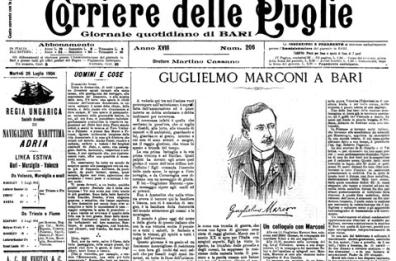 L’esperimento di Marconi nel 1904 a Bari