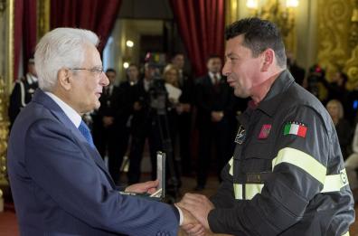 Ottavio «l'eroe di Andria»
premiato da Mattarella