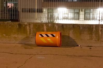 Cerignola, così l'autovelox 
«diventa» cestino portarifiuti