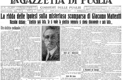 1924, la scomparsa di Giacomo Matteotti