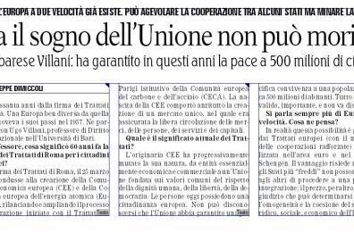 I 60 anni dei Trattati