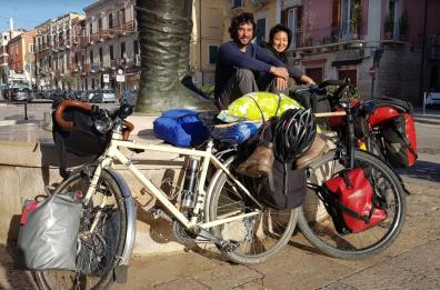 In bici da Genova a Tokyo
«benedetti» da Eraclio