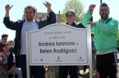 Foggia, rotatoria 
con i soldi «scroccati» 
a Belen e Iannone