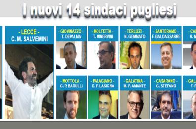 Taranto e Lecce al centrosinistra
Il centrodestra non sfonda
Santeramo, Mottola e Canosa al M5S
