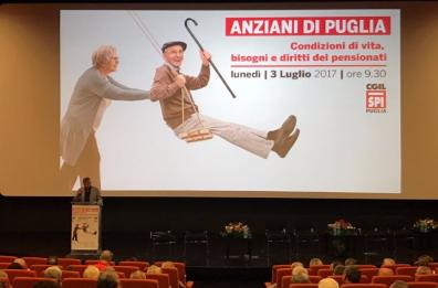 «Anziani di Puglia»
Paure per pensioni
e lavoro di figli e nipoti