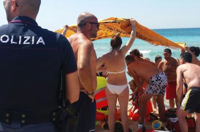 Nardò, turista 87enne muore in mare davanti agli occhi dei familiari