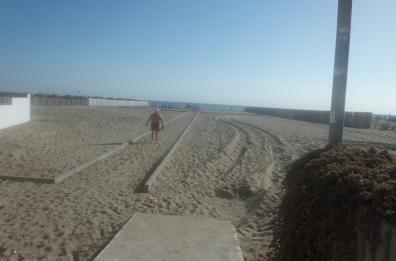 Terzo raid dei vandali
in spiaggia per disabili
