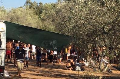 «Rave party» in Salento, in corso sgombero di 500 persone