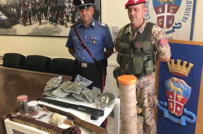 Armi e droga sequestrate
a Monte S. Angelo e Vieste
