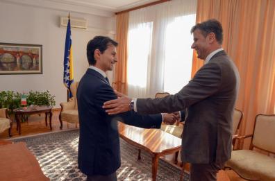 Sarajevo, primo Ministro Novalić
riceve ambasciatore italiano Minasi