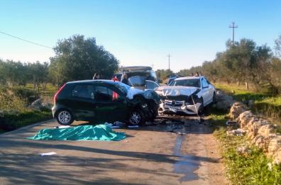 Incidente sulla Massafra-Crispiano
 due anziani  morti e due feriti gravi