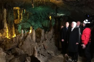 Mattarella a Castellana
«Queste grotte
una meraviglia d'Italia»