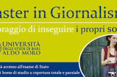 Università, presentato a Bari 
nuovo Master in giornalismo