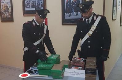 Terlizzi, 38 chili di cocaina
e hashish: in cella netturbino