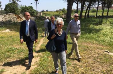 Sopralluogo per la rigenerazione del Canale Reale