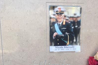 Bari, la mala sfida lo Stato: sesto sfregio alla tomba del comandante Marzulli
