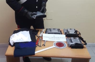 Terlizzi, armati di centraline
tentano «sblocco» auto rubata