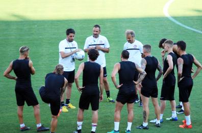 Foggia, il primo allenamento
con Grassadonia allo Zaccheria