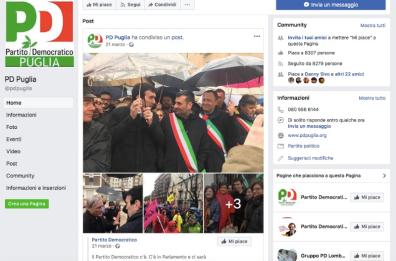 La politica pugliese ha mal di social: pochi post per Pd e Fi, boom del video di Salvini