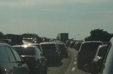 Contro esodo, Statale 16 Monopoli/Polignano: 4 km di coda per tamponamento