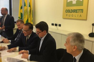 Cibi sicuri, Bio e a Km 0  made 
in Puglia: accordo tra Coldiretti 
e il colosso della ristorazione