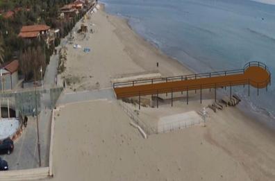 Progetto pontile a Metaponto lido: l'idea