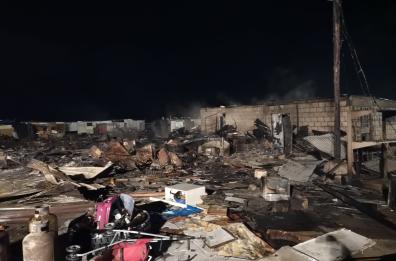 Foggia, esplosioni e fiamme in baracche vicino al Cara: 4 feriti, uno grave