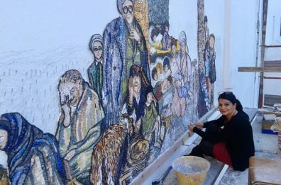 Aliano, ecco «Il telero Italia '61» di Levi: un mosaico lungo 7 metri