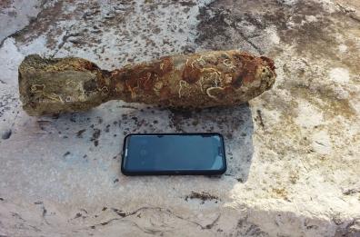 Bisceglie, sub trova in mare
bomba di mortaio inglese