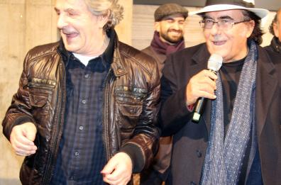 Foggia, tutti pazzi per Leali e Al Bano: inaugurata nuova rotatoria