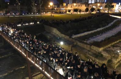 Apre il parco delle mura urbiche, boom di visitatori