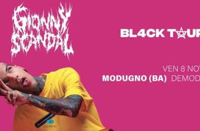 Gionnyscandal: il tour del rapper arriva a Modugno