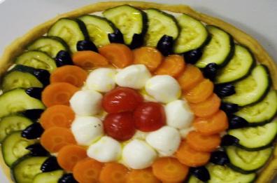 «Crostata» salata alla spuma di tonno