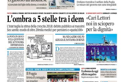 Bari, la conferenza stampa dei giornalisti della Gazzetta: la verità sulla vertenza 