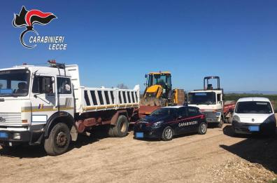 Lecce, rubati mezzi per centinaia di migliaia di euro a una ditta: trovati nel Foggiano
