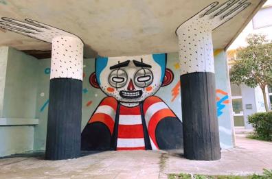 Matera 2019, attacco d'arte dei writers a Piazza degli Olmi
