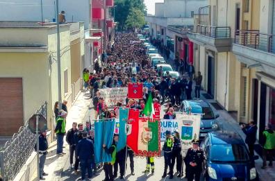 Manduria, la «Marcia della civiltà» in memoria dell'anziano pestato a morte