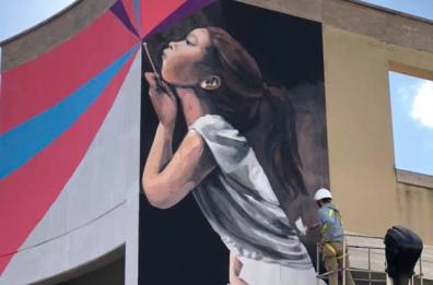 Matera 2019, un murales per celebrare la festa dell’Europa