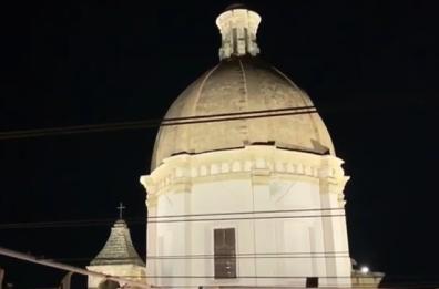Bari, GVM accende la cupola di Santa Teresa dei Maschi