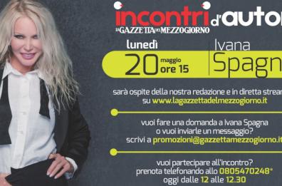 Incontri d'autore: Ivana Spagna ospite nella redazione della «Gazzetta del Mezzogiorno»