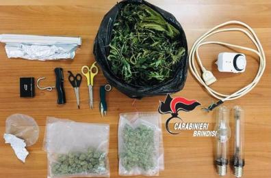 Ceglie Messapica, droga nella lavatrice: arrestato un 34enne