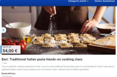 Ryanair vende gite a Bari Vecchia tra le orecchiette