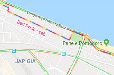 Il Bari Pride 2019 sfila in centro: ecco su Maps il percorso arcobaleno
