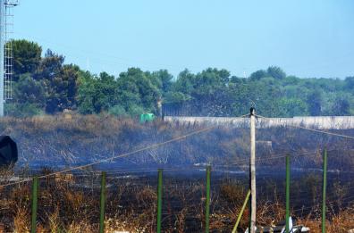 Conversano, a fuoco la discarica Martucci: paura tra i residenti