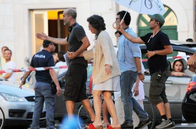 Bari, ecco Sofia Loren sul set del suo film a Santo Spirito