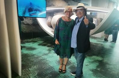 Brindisi, mar Adriatico e archeologia subacquea in mostra con Al Bano