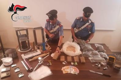 Monteroni di Lecce, in casa ha droga di tutti i tipi: arrestato 34enne