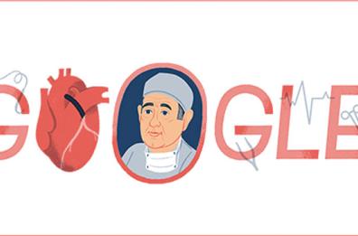 René Favaloro, Google dedica doodle al padre bypass aortico