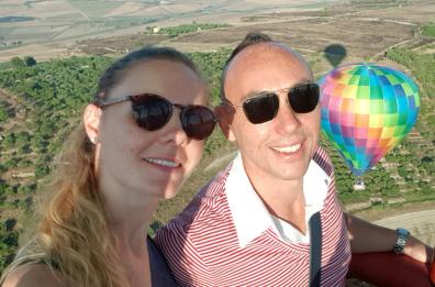 Gravina: sul volo in mongolfiera scatta la proposta di matrimonio