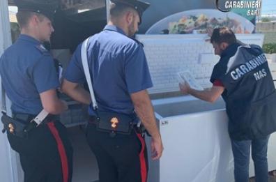 Barletta, controlli in ristoranti: sequestrati pasta e pesce di dubbia provenienza